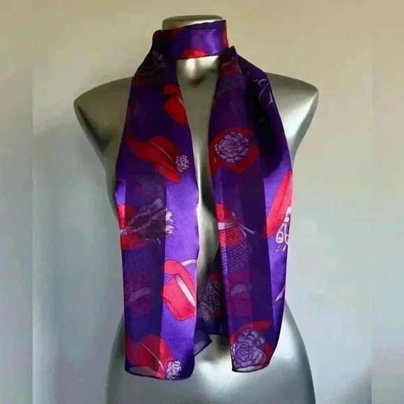 FREE 🆕Red Hat Society Silky Scarf - Picture 6 of 15